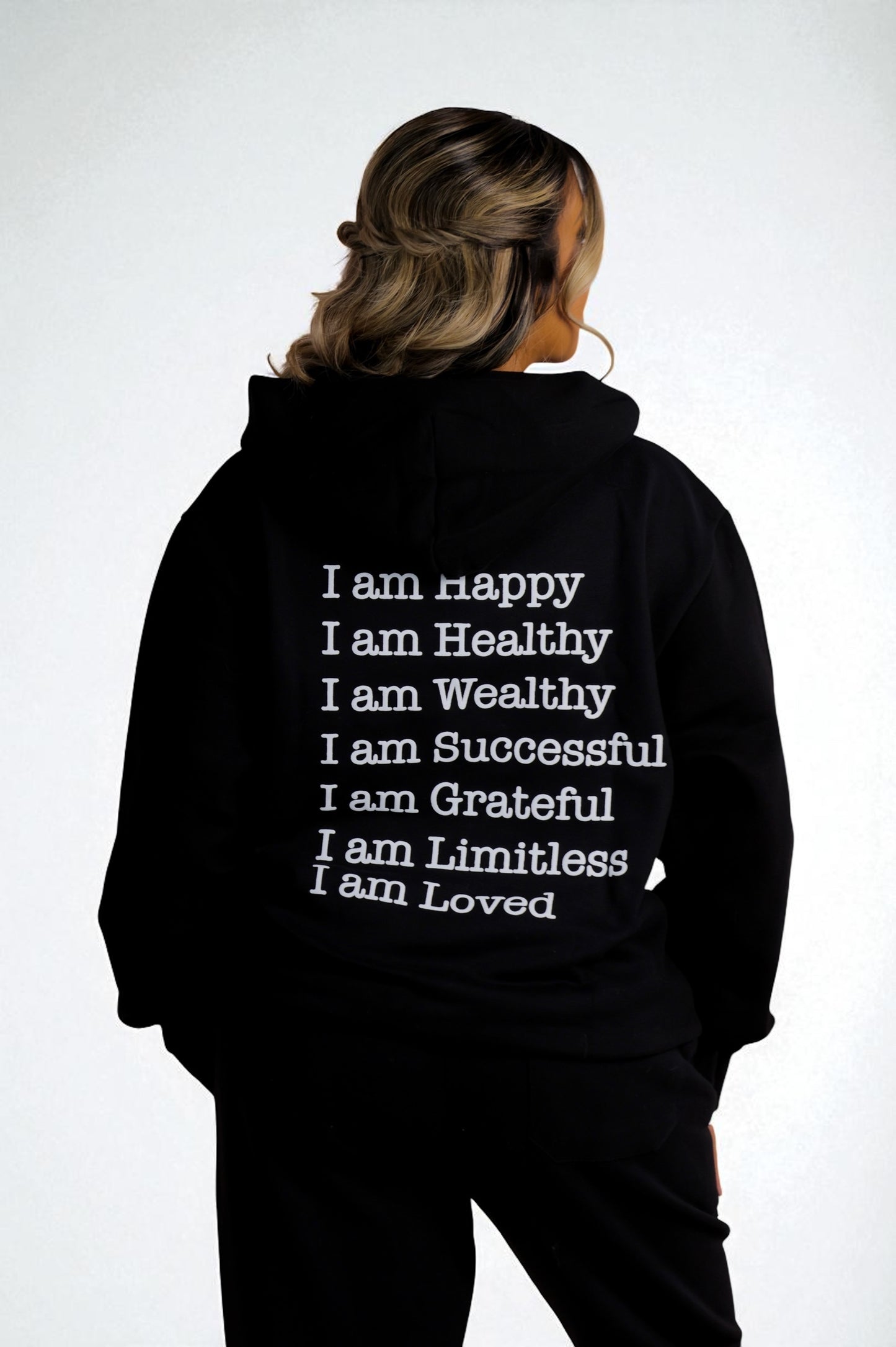 MANIFEST IT HOODIE - BLACK