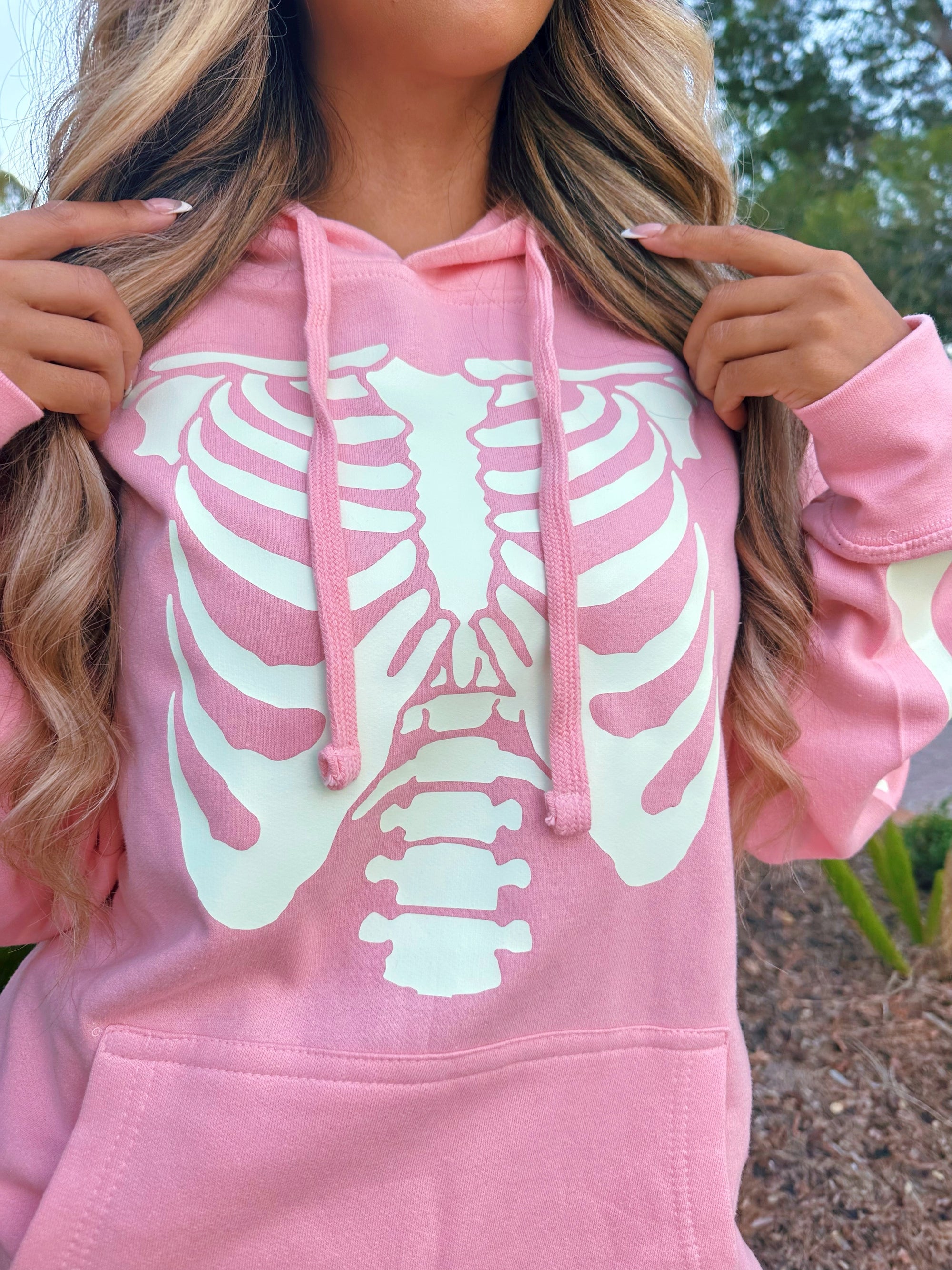 Skeleton with hoodie on sale