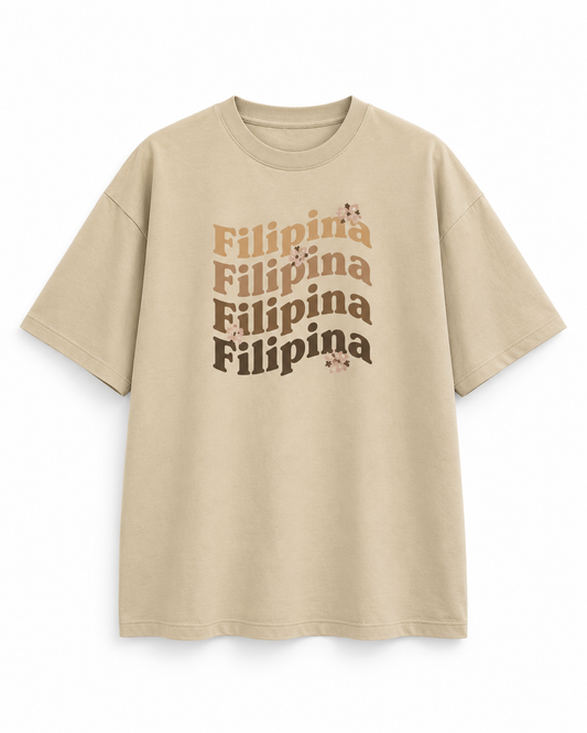 FILIPINA TEE - OATMEAL