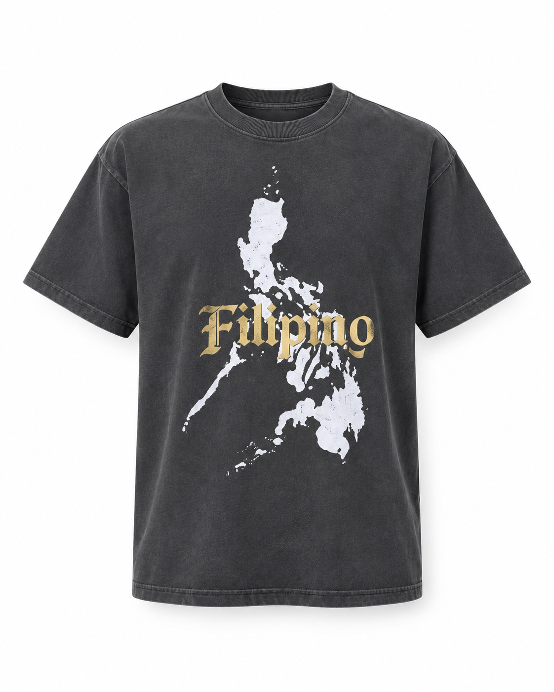 FILIPINO GOLD TEE - BLACK