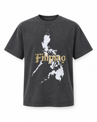 FILIPINO GOLD TEE - BLACK