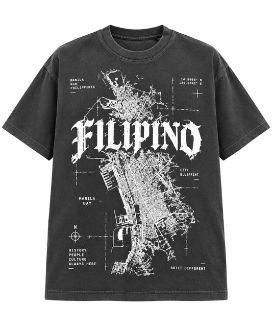 BLUEPRINT TEE - VINTAGE GREY