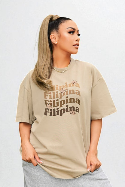 FILIPINA TEE - OATMEAL