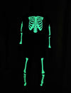 GLOW IN THE DARK SKELETON FLARED JOGGERS - KHAKI