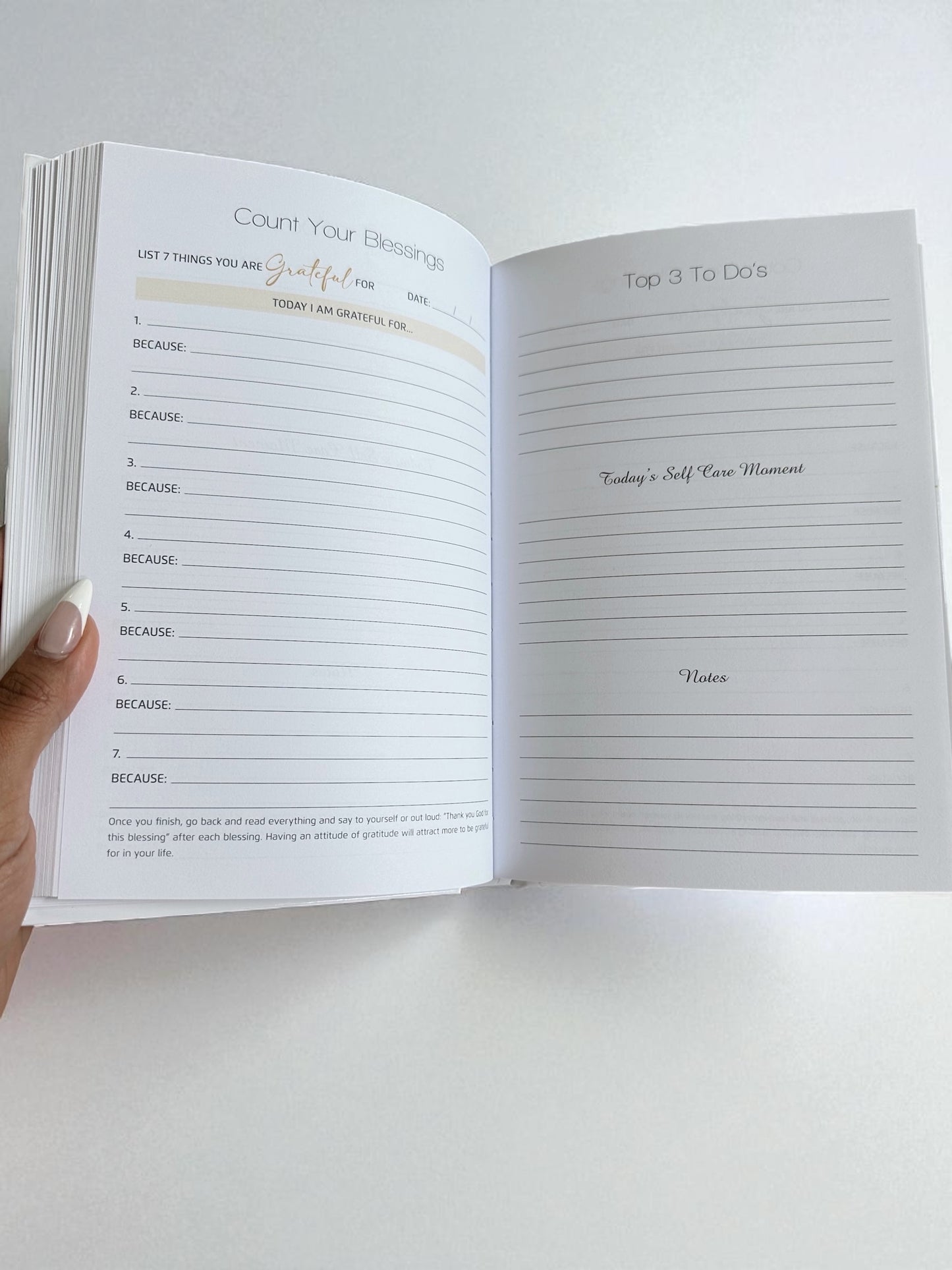 SIGNED HARD COVER 7 A.M. JOURNAL: AFFIRMATIONS & MANIFESTATIONS