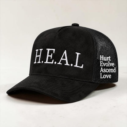 Heal. Evolve. Ascend. Love. Snapback Hat