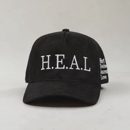 Heal. Evolve. Ascend. Love. Snapback Hat
